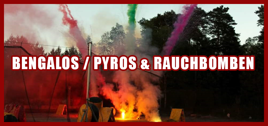 Rauchbomben, Bengalos und Pyro kaufen