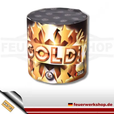 Gold Feuerwerksbatterie von Lesli