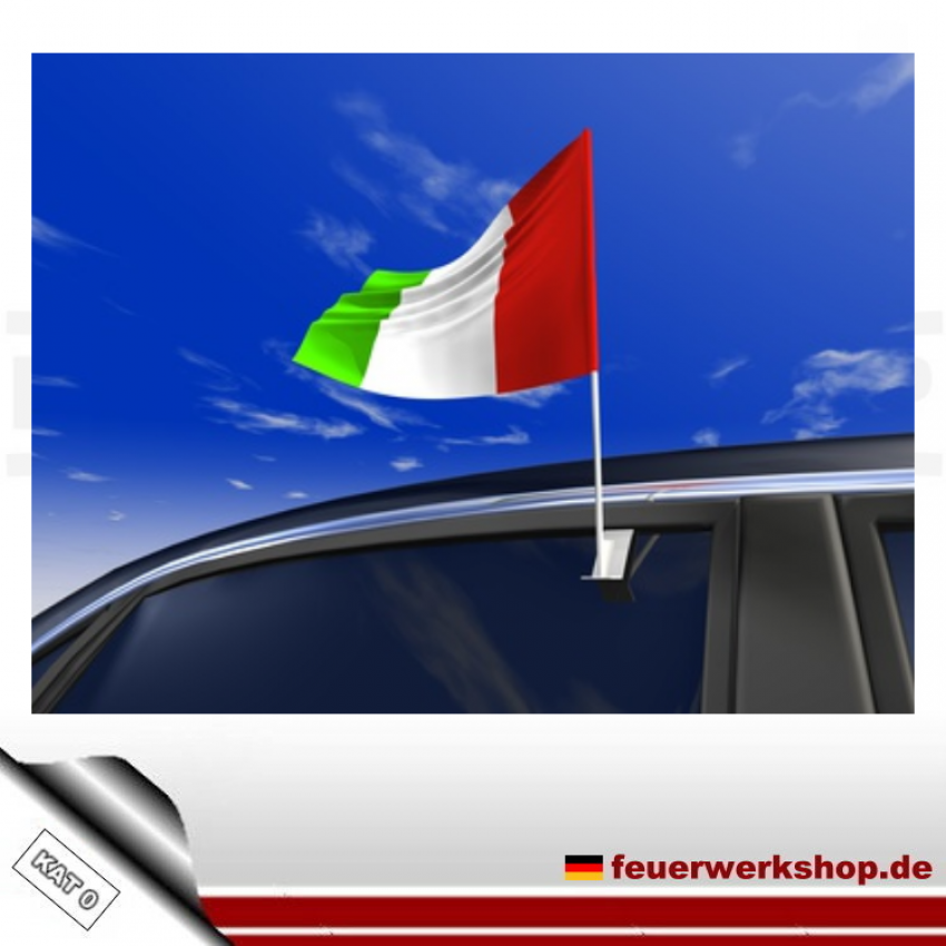 Autofahne - Autoflagge > Italien bestellen