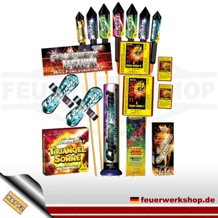 Feuerwerk Festival, Mix-Sortiment