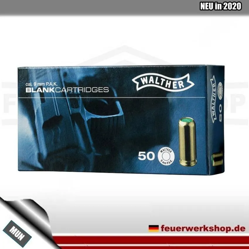 Walther Platzpatronen 9 mm P.A.K.