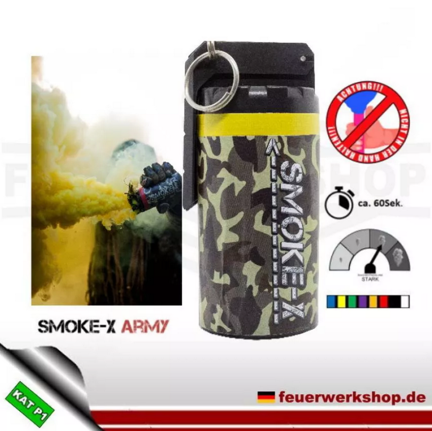 *Army* SMOKE-X Rauchgranate *Gelb*