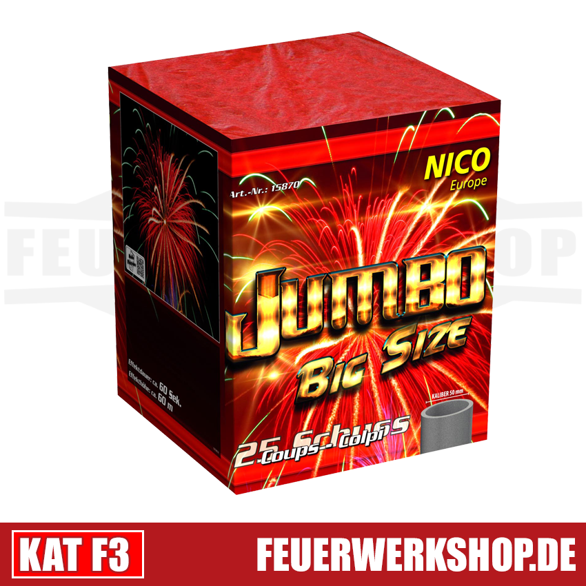 *Jumbo Big Size* F3 Feuerwerk von Nico