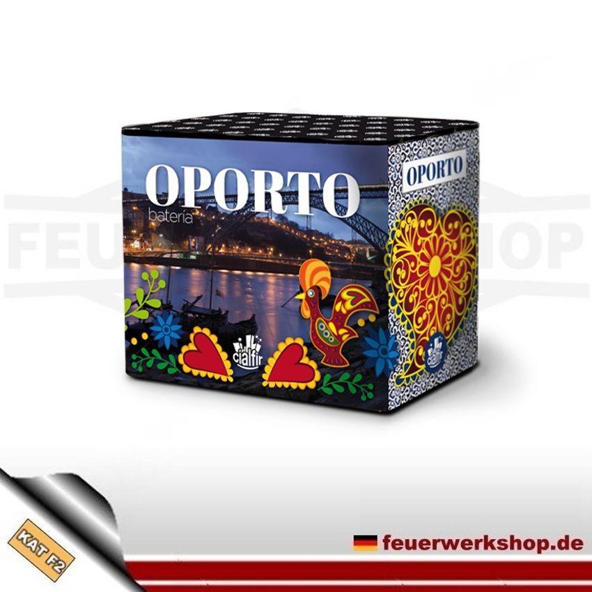 *Oporto* Cialfir Feuerwerk Batterie für Silvester