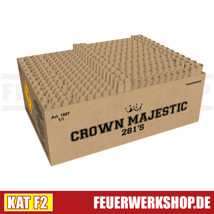 *Crown Majestic* Doppel-Verbundfeuerwerk von Broekhoff 281 Schuss