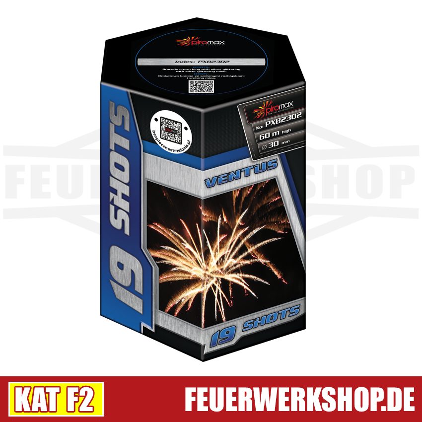 *Ventus* 19 Schuss Feuerwerk von Piromax