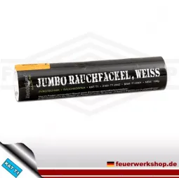 Jumbo Rauchfackel *weiss*