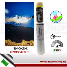 Seenotfackel SMOKE-X *Weiß* - Pyrofackel kaufen