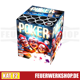 Silvester Batteriefeuerwerk *Poker* von Klasek