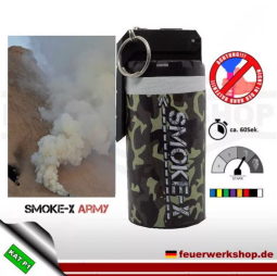 SMOKE-X *Army* Rauchgranate groß mit Kipphebel - Weiß kaufen