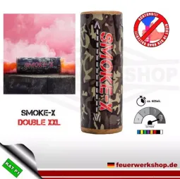 Smoke-X Double XXL Rauchbombe in *rot*