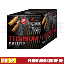 *Titanium Salut* Feuerwerksbatterie von Piromax