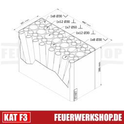 *Tomato killer* F3 Batteriefeuerwerk von Klasek